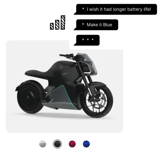 image with motocycle with feedbacks