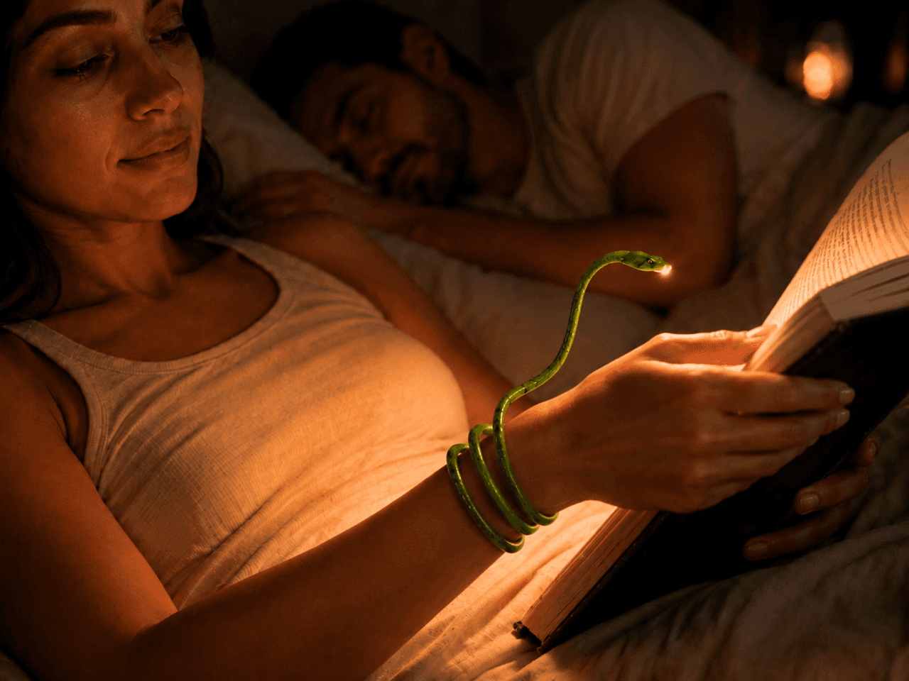 Keep reading. Let them sleep. 