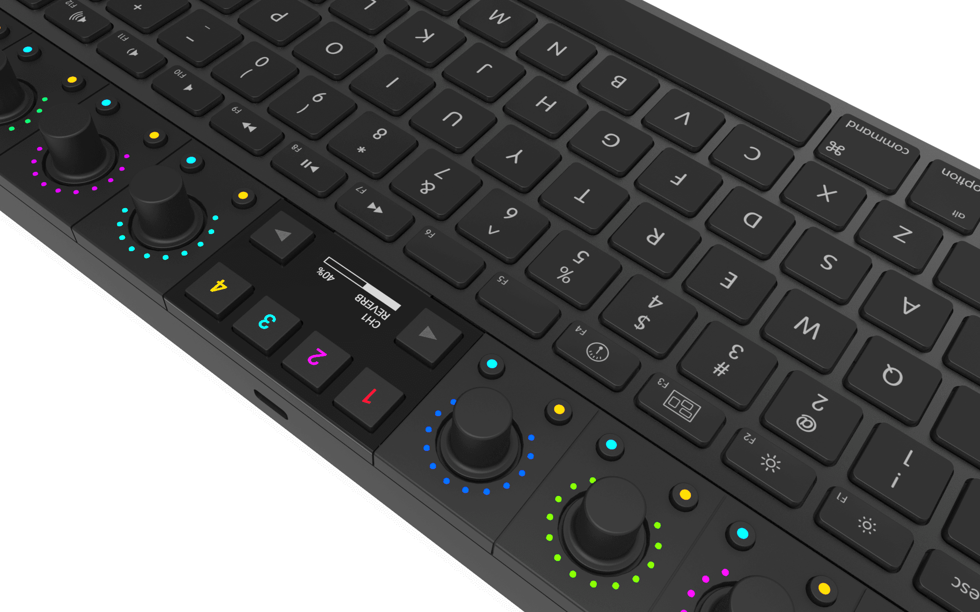 Compact and dedicated controls.