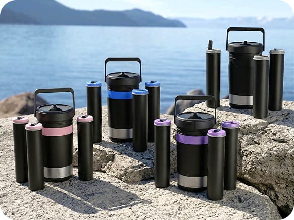 GuzzleMore: Carry 3 Drinks in One Bottle