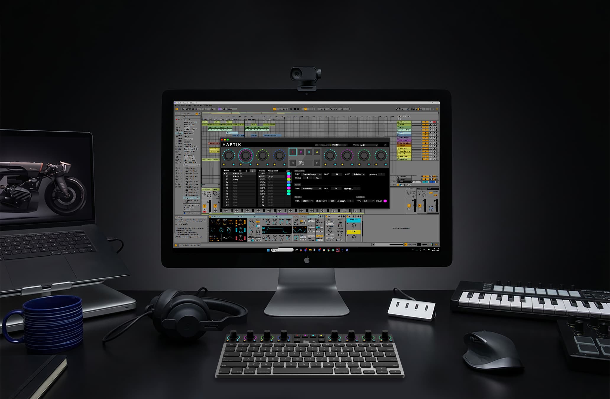 Haptik controller editor.