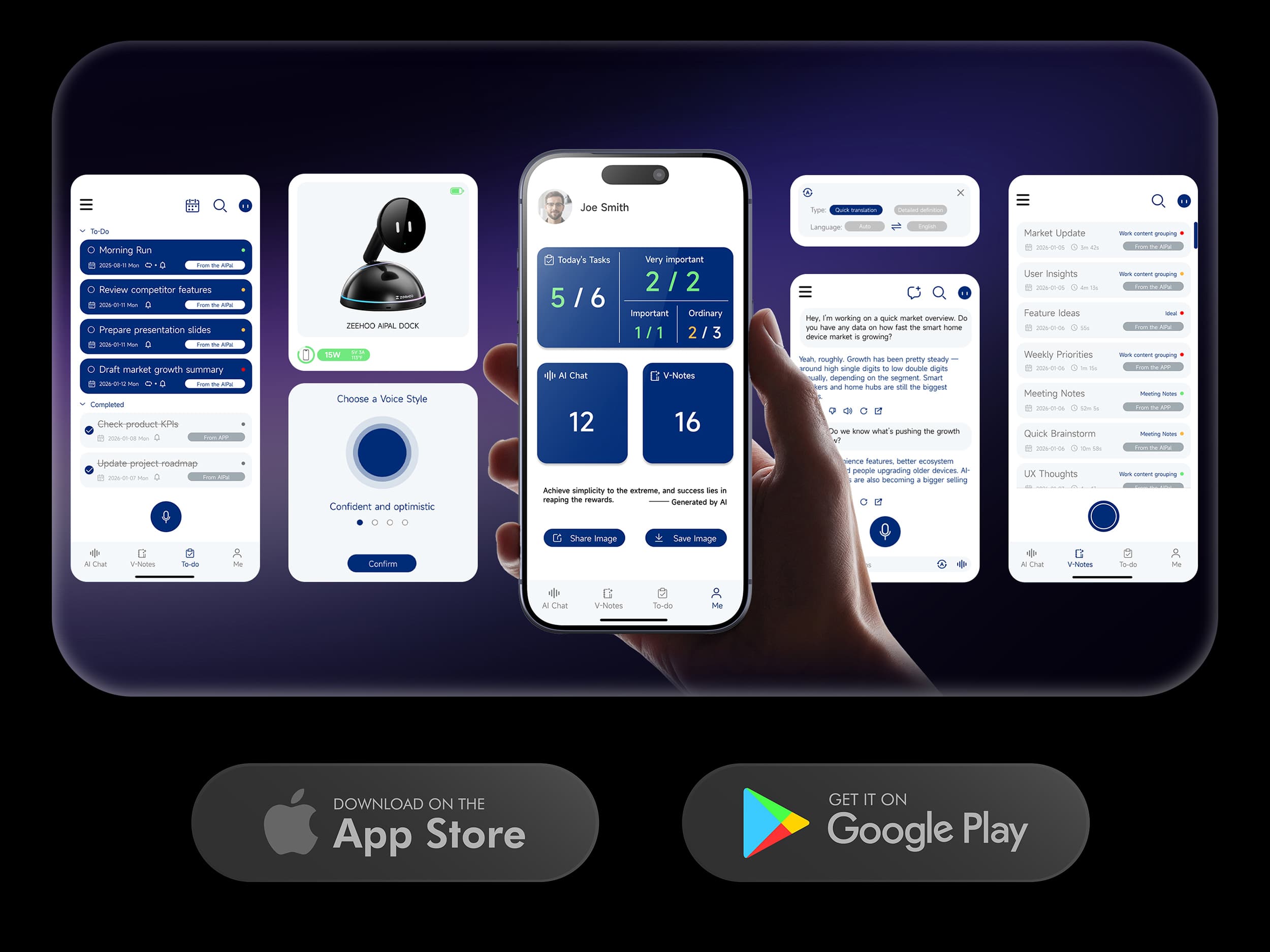 AIPAL DOCK: Meet Your World's 1st Proactive AI Desk Sidekick