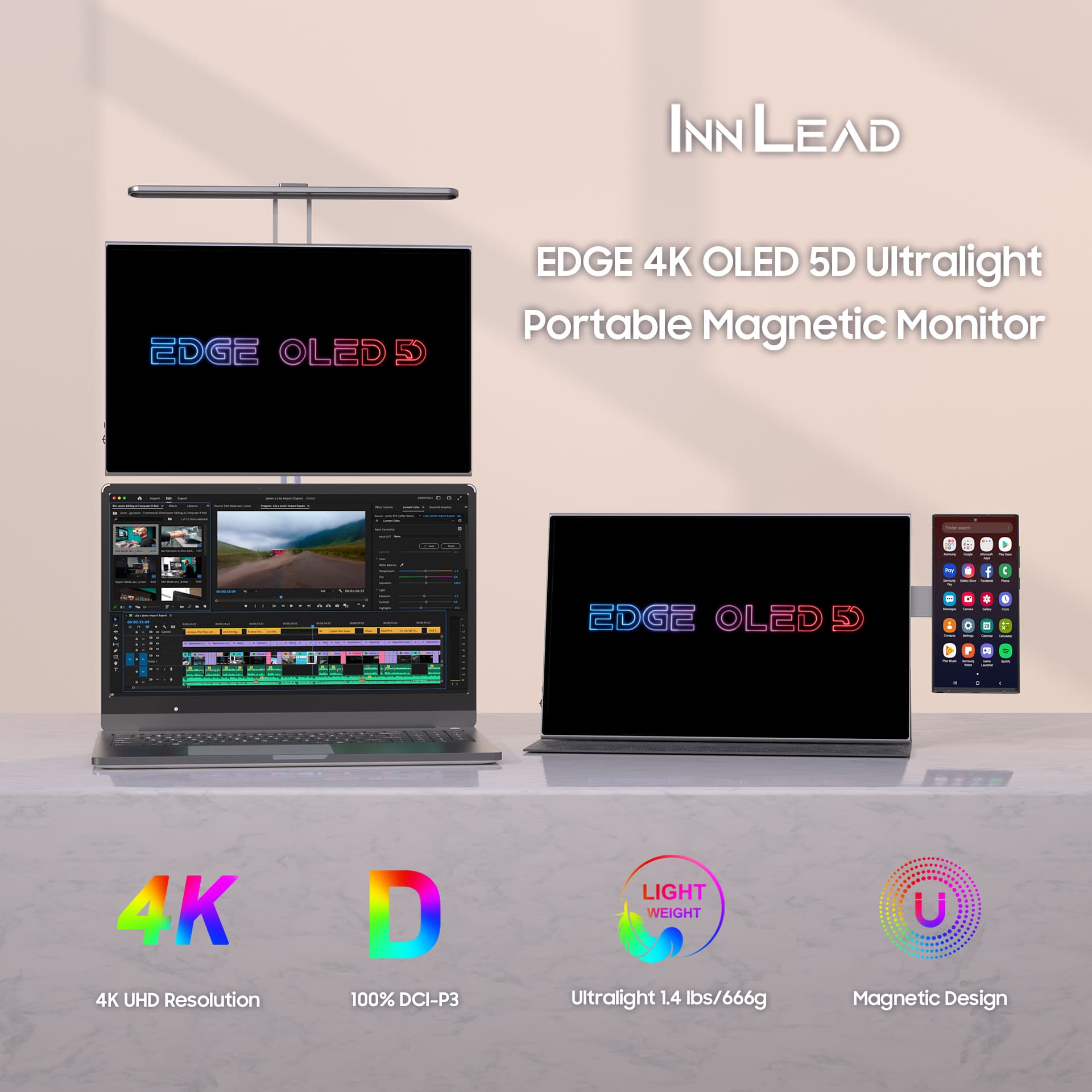 EDGE: The Ultimate Portable 4K OLED Monitor