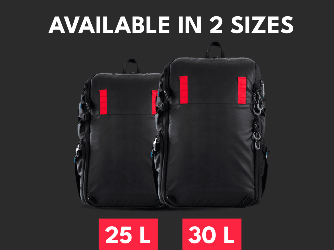 Two Red Tabs: The World’s First 10-in-1 Camera Bag
