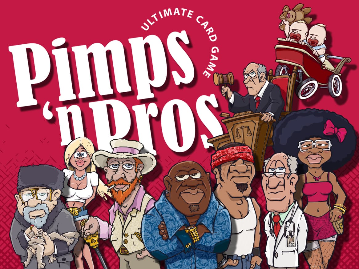 Pimps 'n Pros: Hustle, Play Dirty & Dominate Game Night