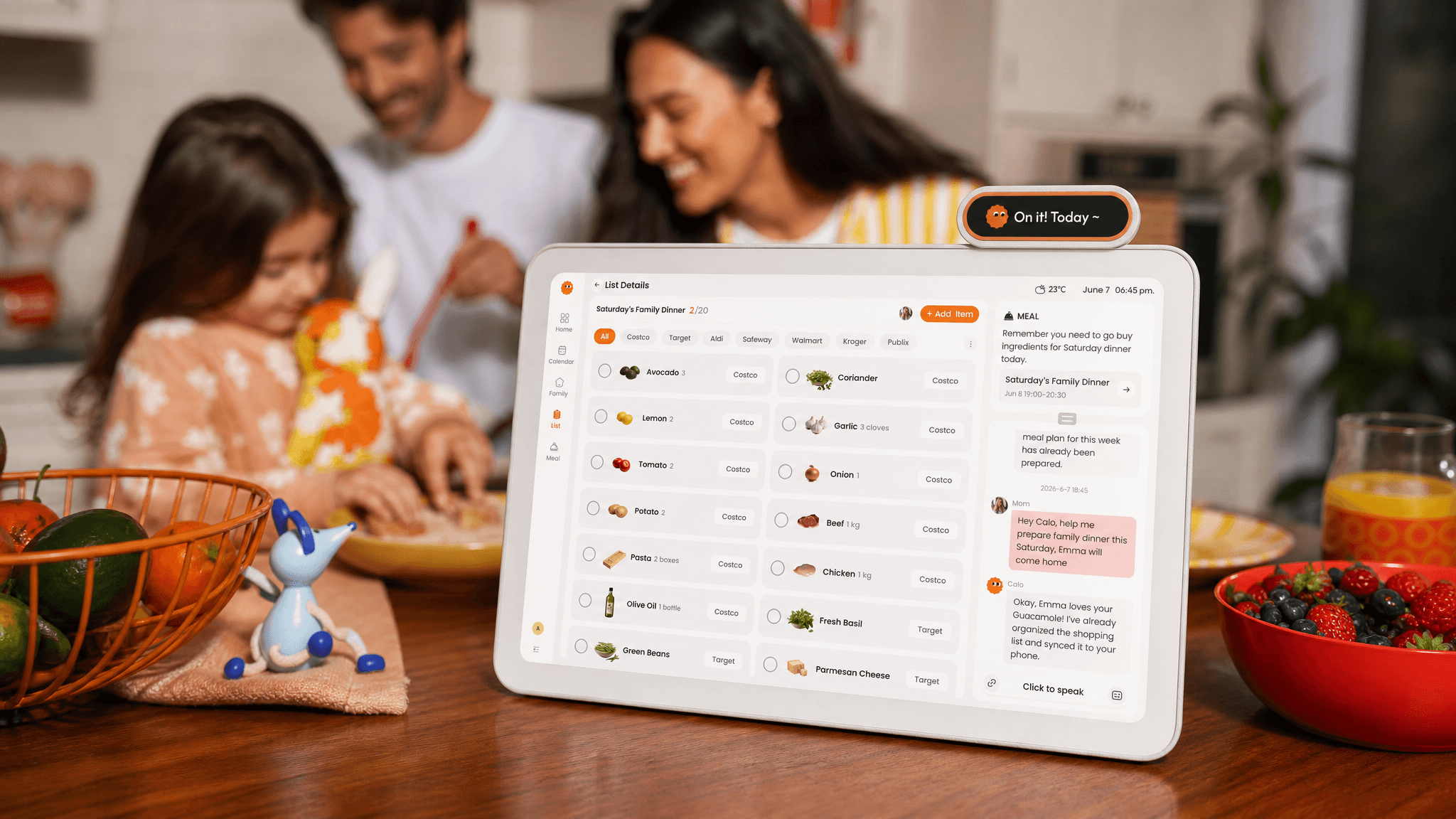 Calo: Ultimate all-in-one voice powered family calendar
