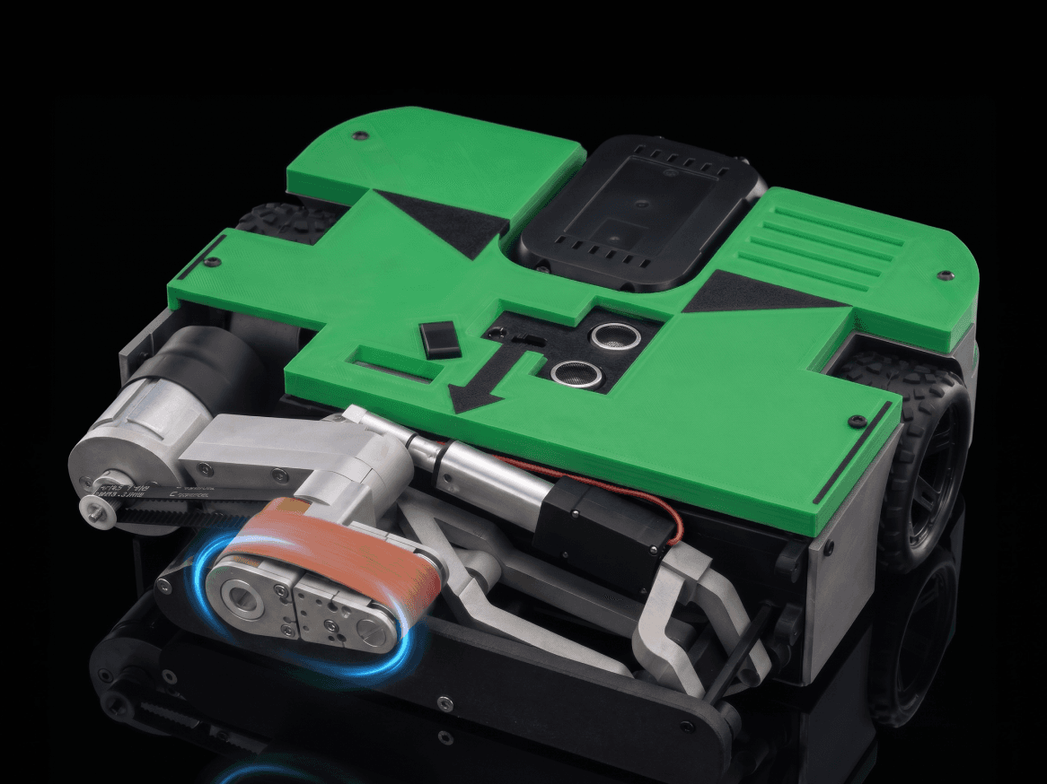 Blade Sharpening Robot For Any Lawn Mower - Vulcobot
