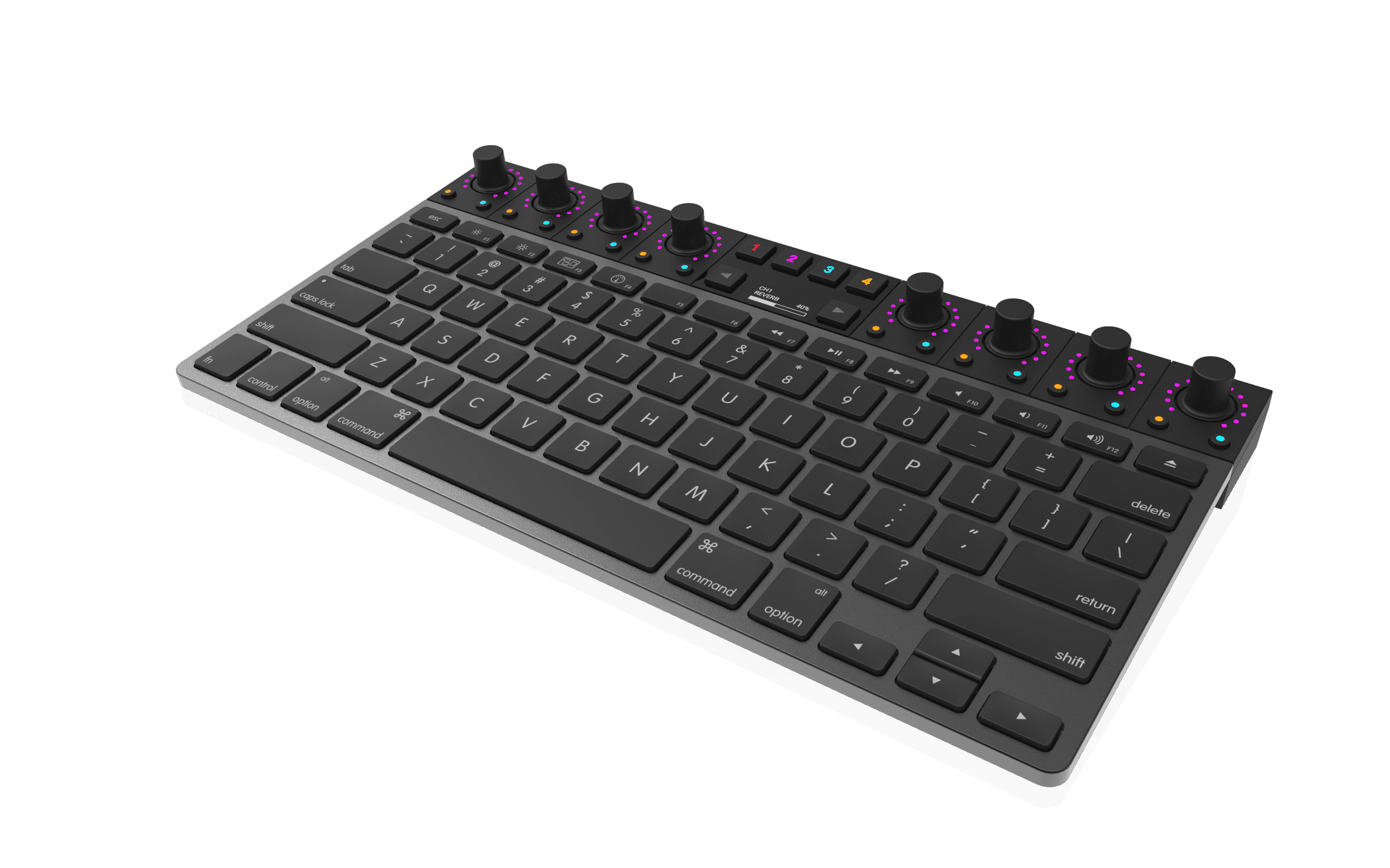 Compact and dedicated controls.