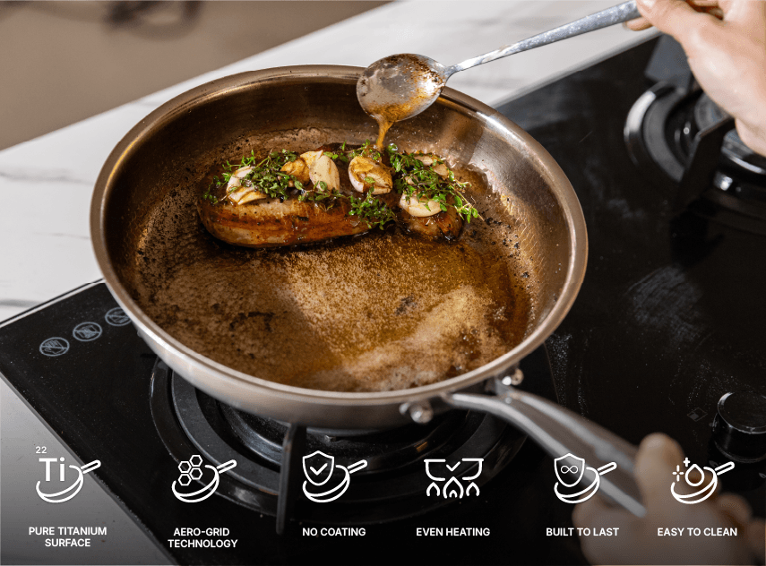 Vera Titanium Cookware | Non-Stick. No Teflon. No Compromise