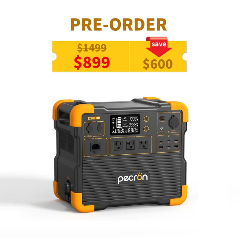 Pre-order | PECRON E2400LFP Portable Power Station
