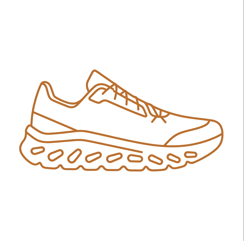 Cloud-Cutout Sneakers