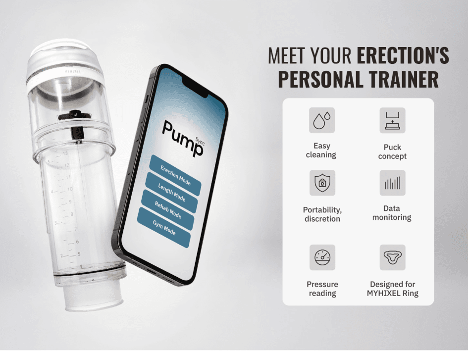 MYHIXEL Sync Pump: Firmer Erections. Measurable Gains.