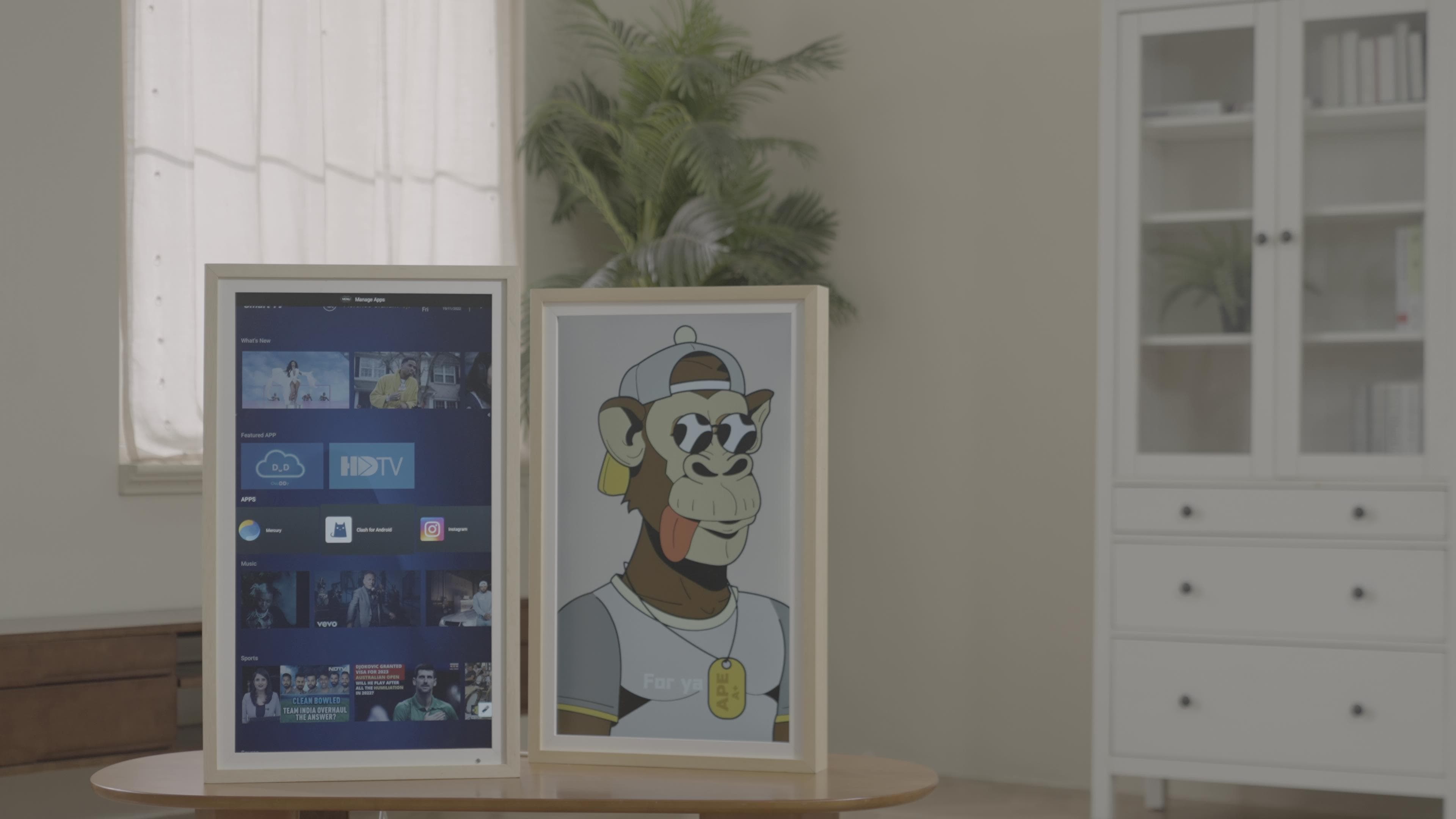 Multifunctional Gallery Display & HIFI Speaker
