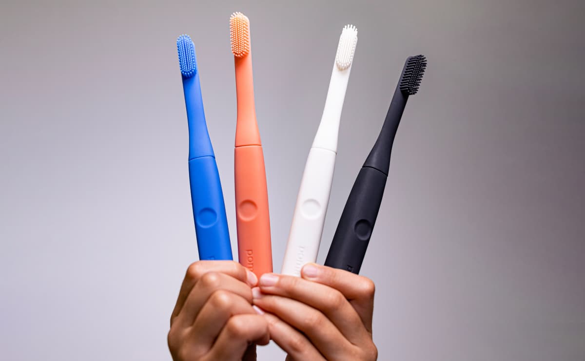 Minimalist Silicone Electric Toothbrush