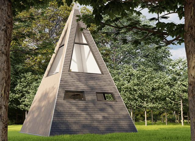 Pyramid bungalow