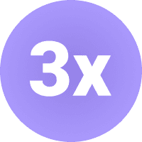 3x better cleaning of your gums