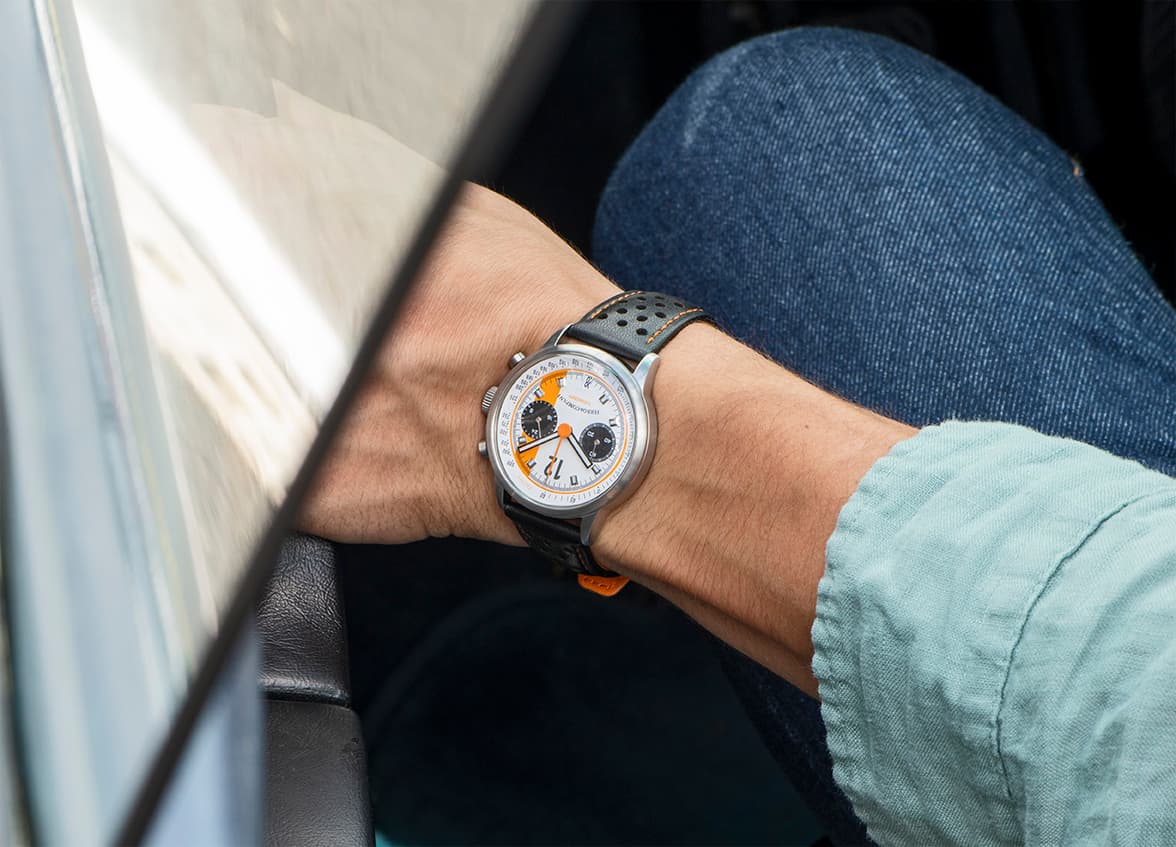 RACE MASTER WATCHES IN ACTION