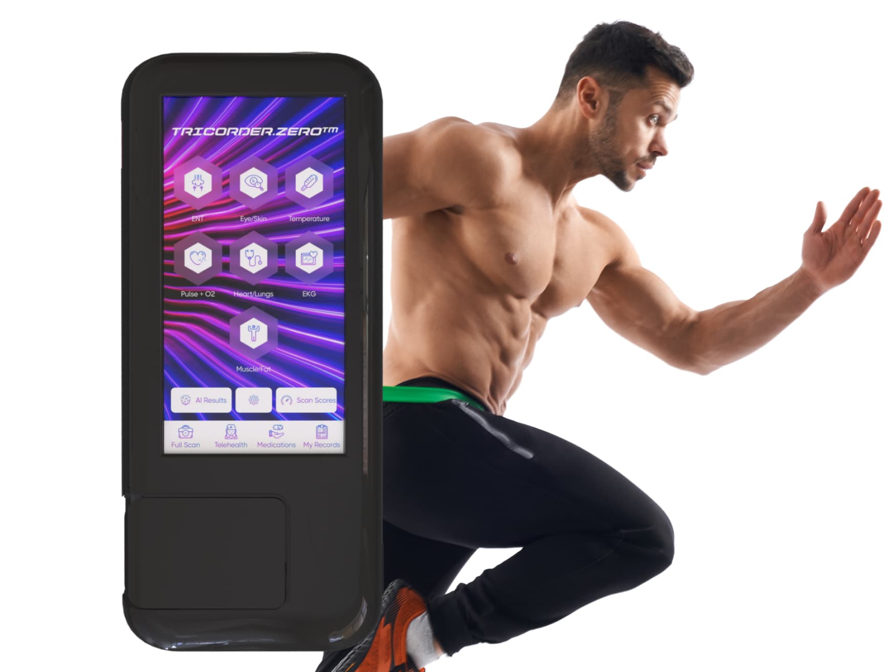 Tricorder.Zero: 7-Sensor Health & Fitness Tracker