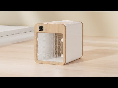 World’s First Battery-Powered Air-Conditioned Pet Crate