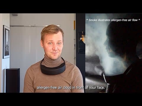 The world's first wearable allergy stopper