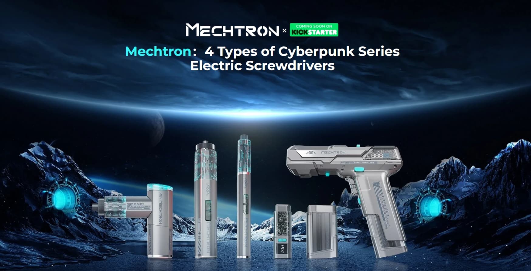 4 Types of Cyberpunk Series Electric Screwdrivers