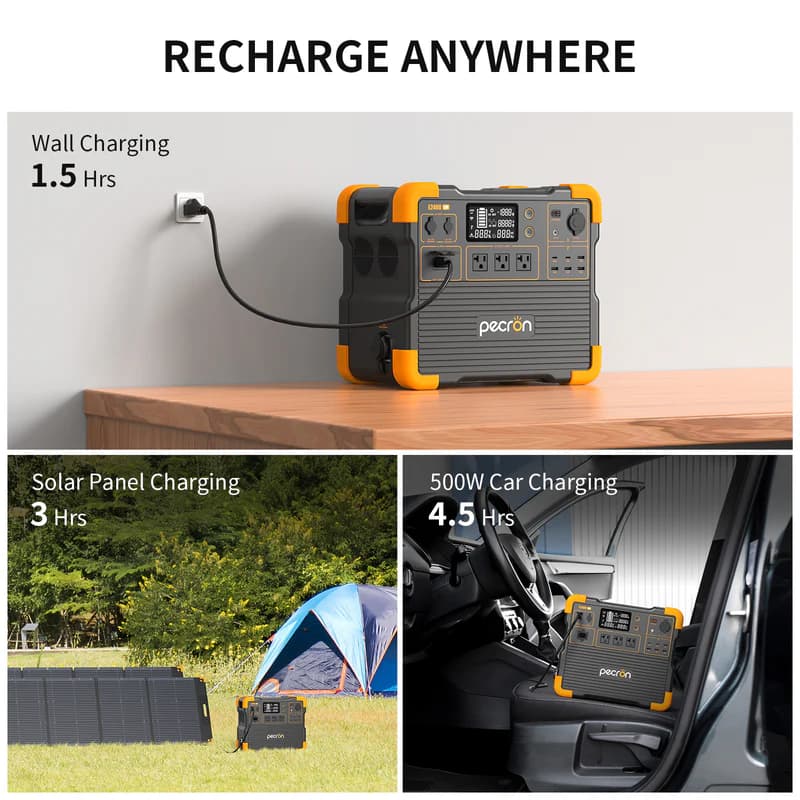 Pre-order | PECRON E2400LFP Portable Power Station