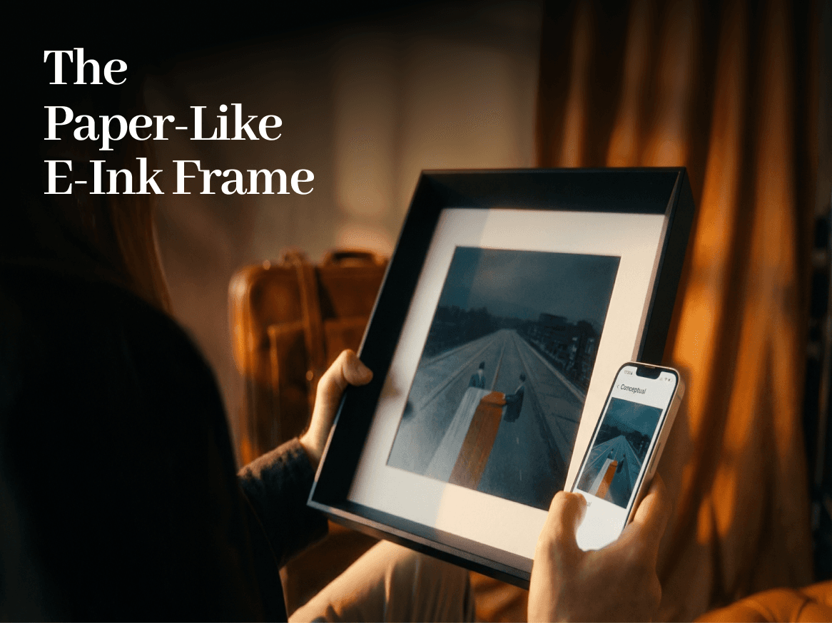AELIG: A Paper-Like, Cable-Free E-Ink Frame for Digital Art