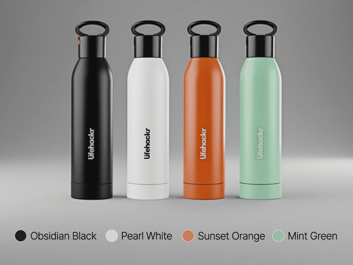 LIFEHACKR®: The World’s Smartest 4-in-1 Water Bottle