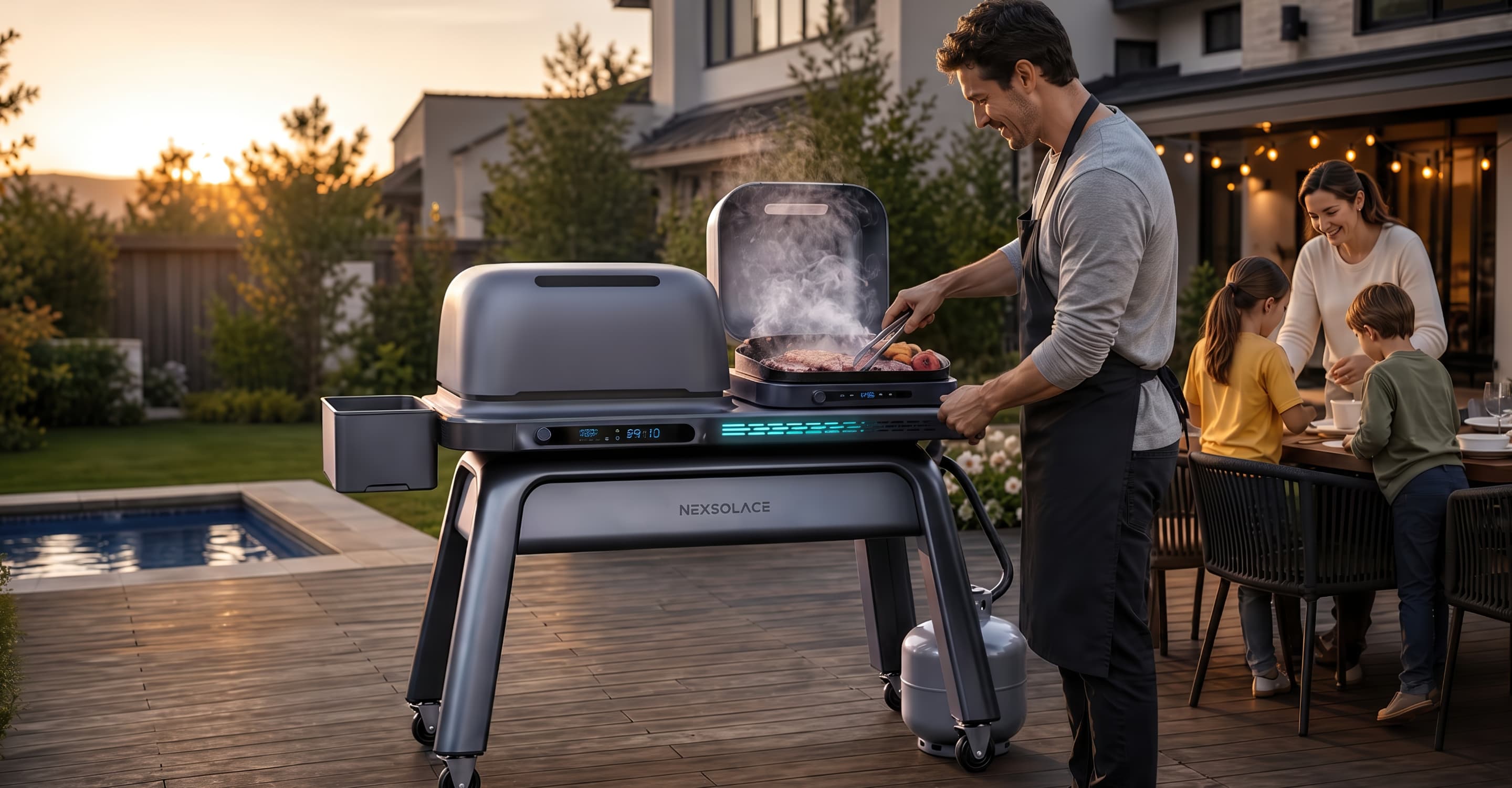 Sear it fast. Smoke it slow.
