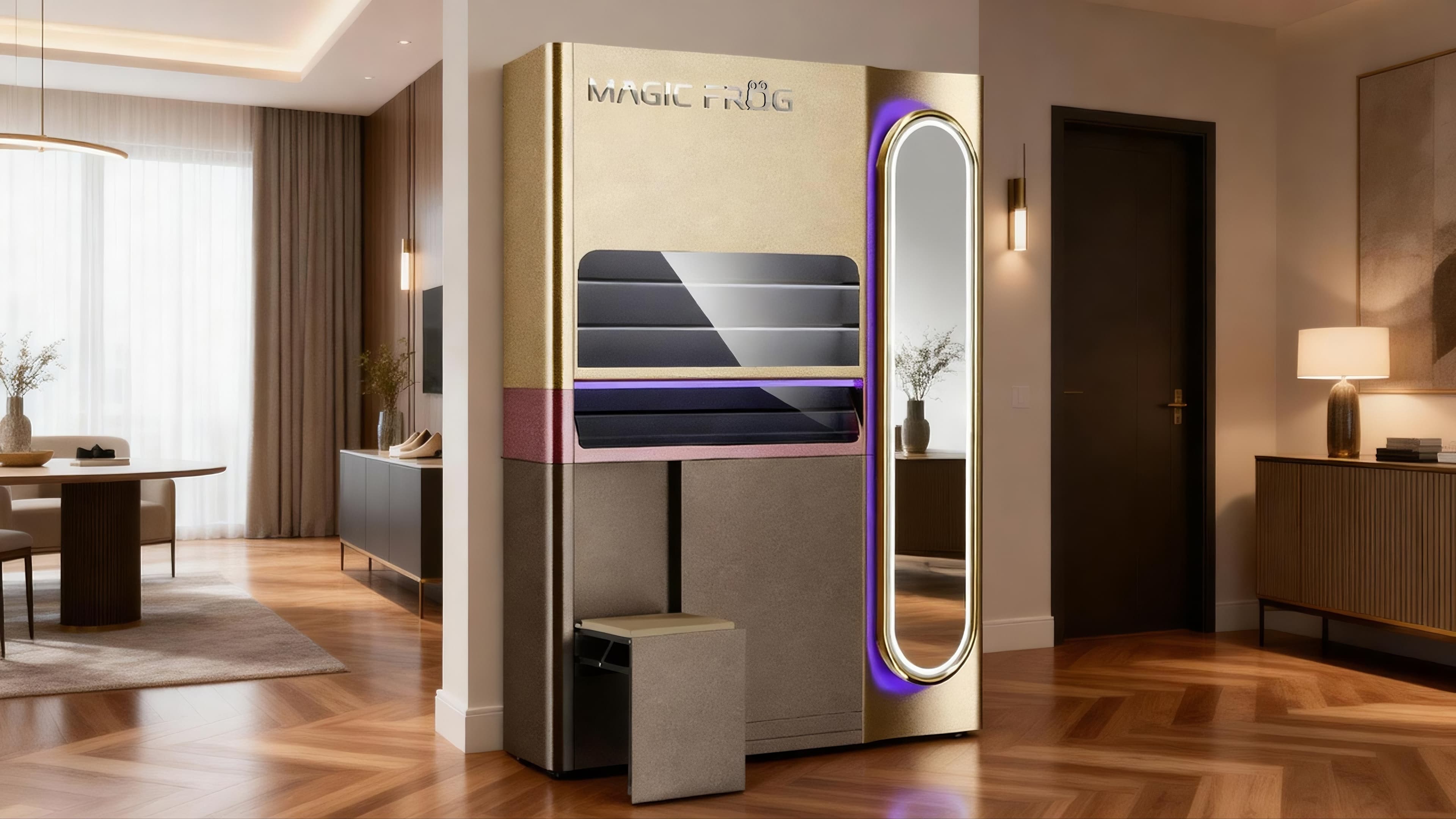 Magic Frog:First Fully Integrated Smart Shoe Cabinet