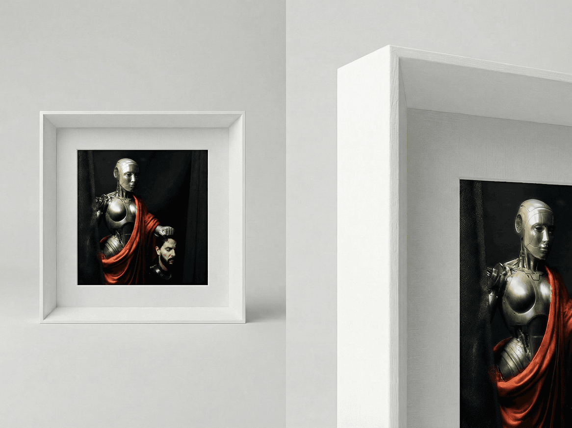 AELIG: A Paper-Like, Cable-Free E-Ink Frame for Digital Art