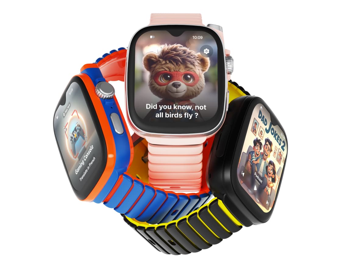Safest AI Kids Watch built to Track, SOS, and Explore!