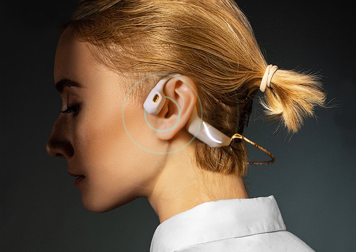 Foldable Bass-Enhanced Bone Conduction Headphones
