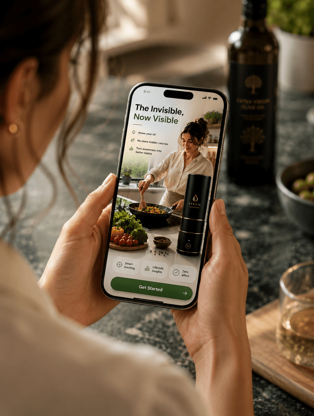 The First Smart Cooking Oil Experience