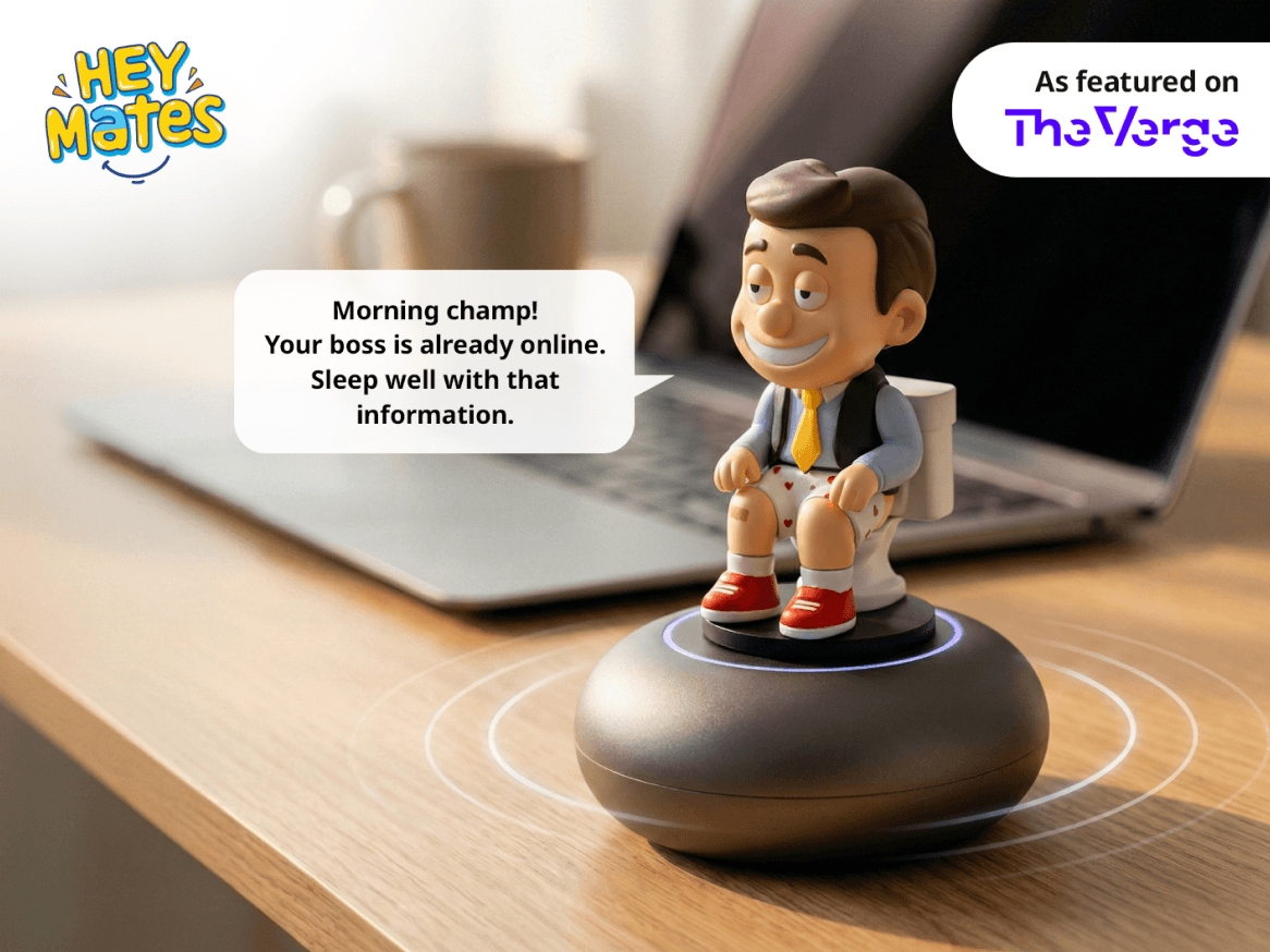 Heymates: Your Desk Companion That Talks Back