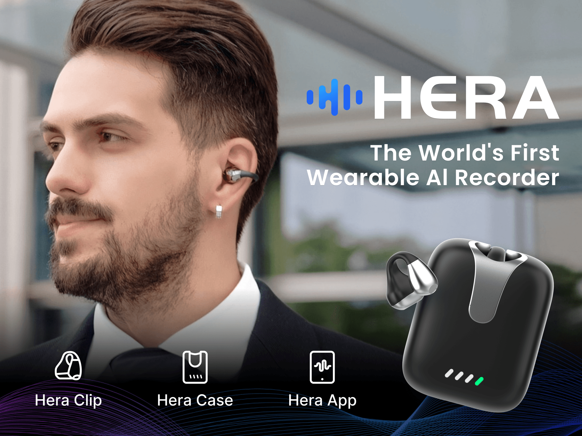 Hera Clip - The World’s First Wearable AI Recorder