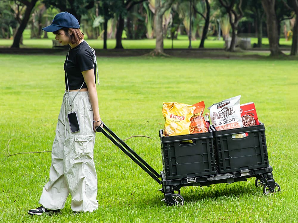 PACKMAN: Convertible Trolley, Wagon & Camping Table