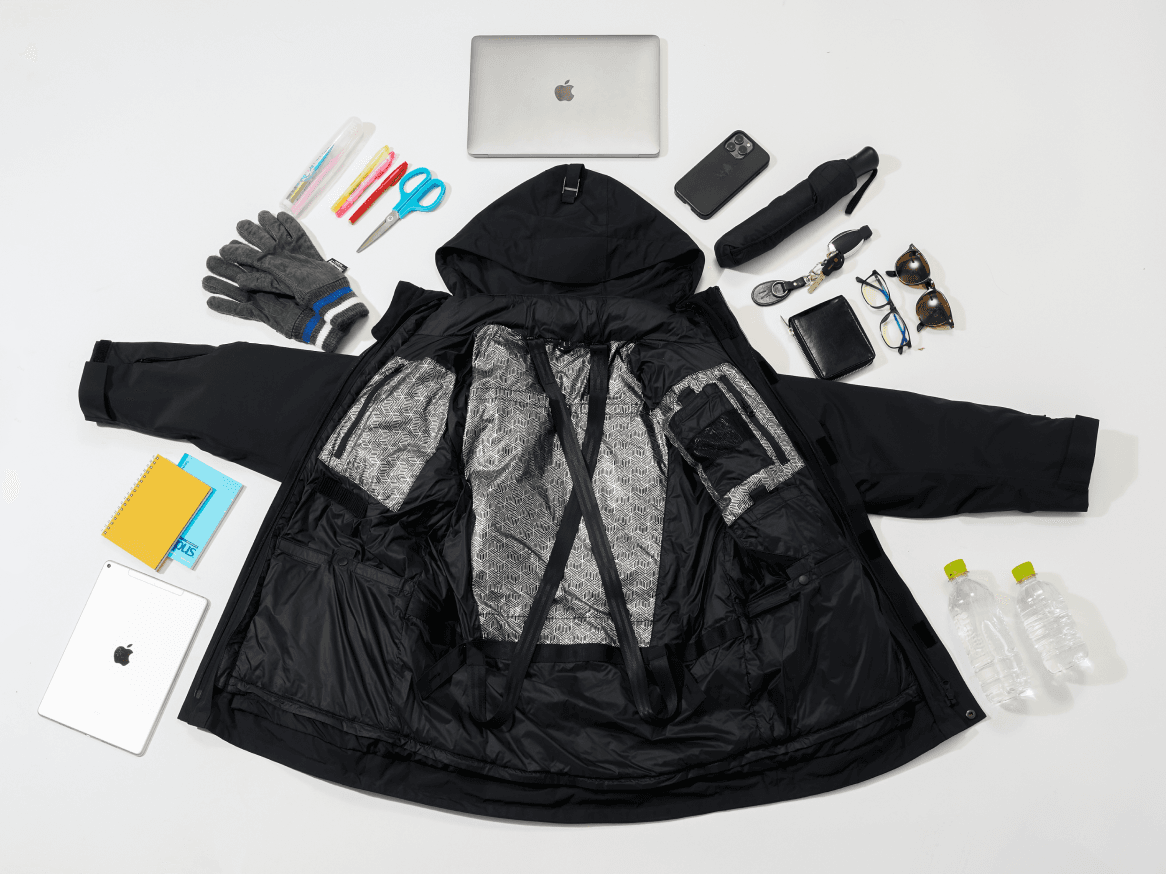 SpacePeak:Aerogel Insulated Jacket with 20 Pockets