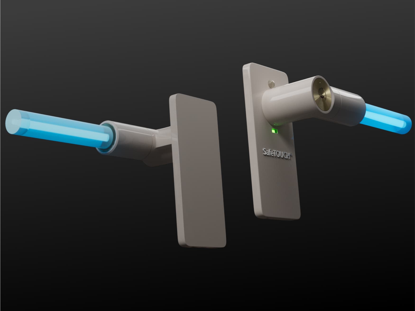 SafeTOUCH: 3-Second Germ-Free Door Solution