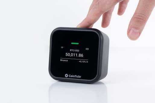 CoinTickr: Real-Time Physical Crypto