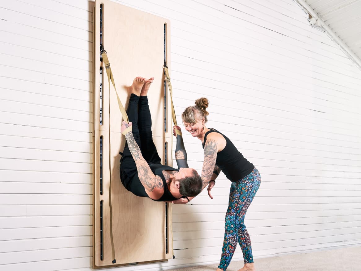 Compact Yoga Wall: Train, Strengthen & Balance