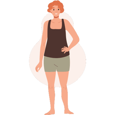 For pear body shape