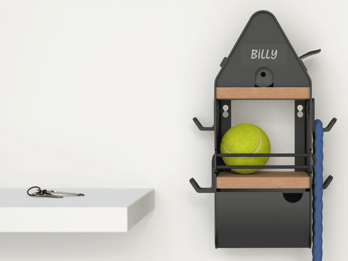 Bowhouz: The Wall Cubby for All Your Pet Gear