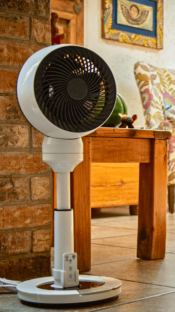World’s 1st Air Circulator Made W Upcycled Plastic
