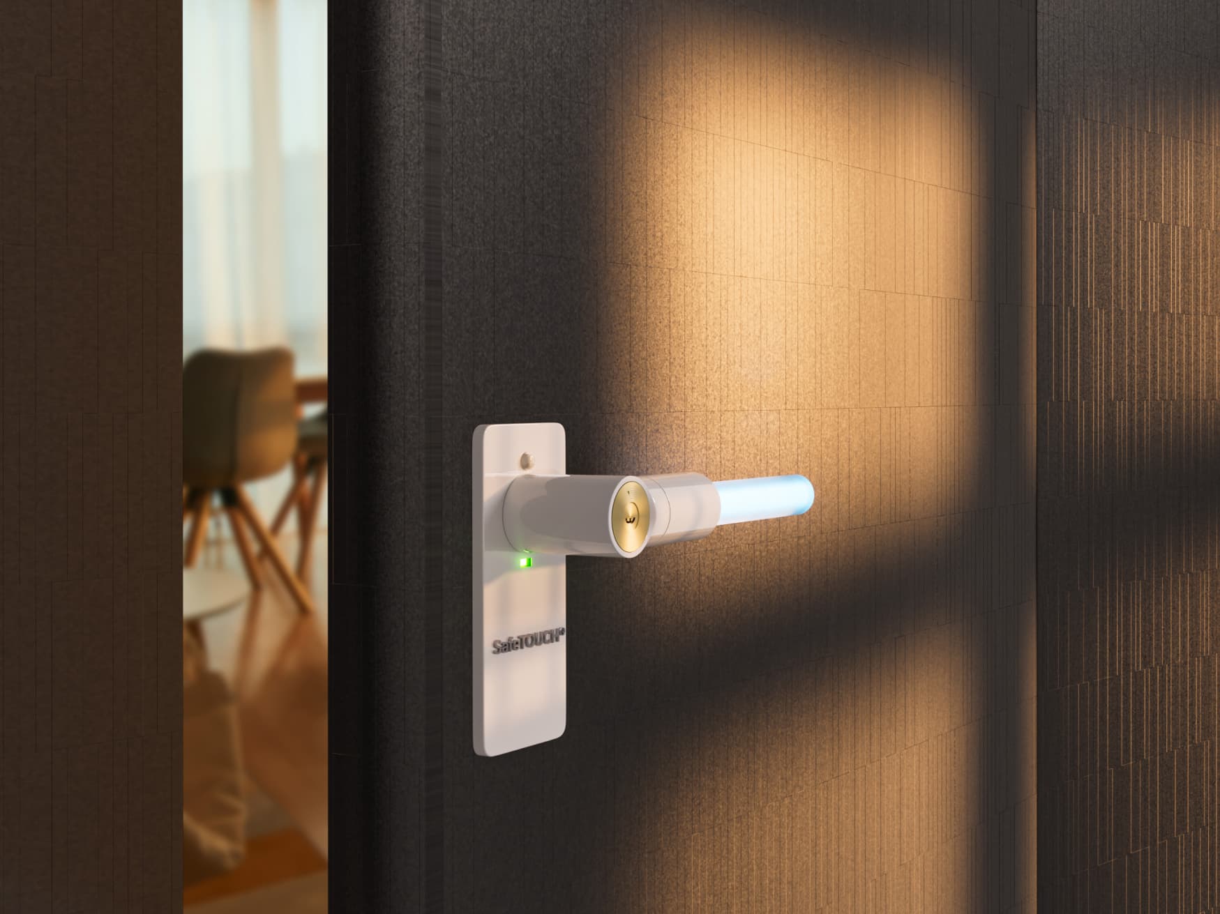 SafeTOUCH: 3-Second Germ-Free Door Solution