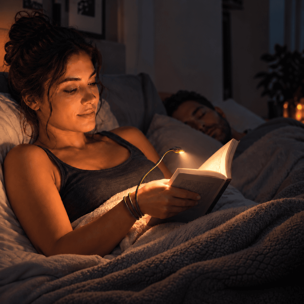Keep reading. Let them sleep.