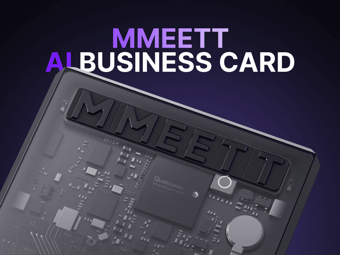 MMEETT: The World's First AI Business Card