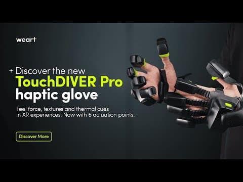 Pre-order | TouchDIVER Pro Hiptic Gloves