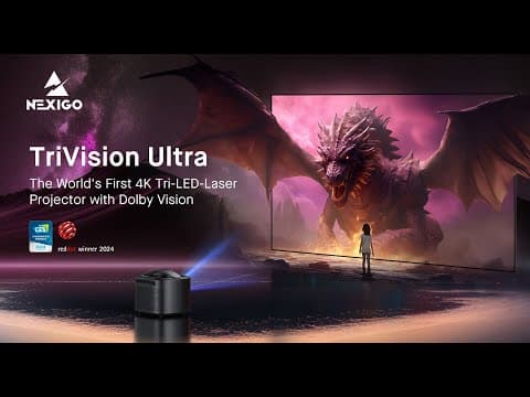 Pre-order | TriVision Ultra 4K Tri-LED-Laser Projector