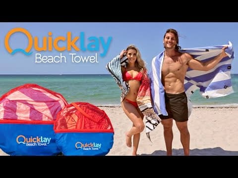 QuickLay Towel - The Smart Way to Enjoy The Beach!
